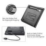 Slim External USB DVDCD Drive for Laptops