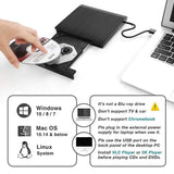 Slim External USB DVDCD Drive for Laptops