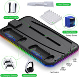 PS5 Controller RGB Charging Station