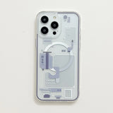 Clear Magnetic Acrylic Case for iPhone 14 Pro